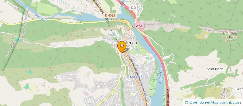 localisation de l'entreprise MONSIEUR ALAIN ROMAN  SISTERON