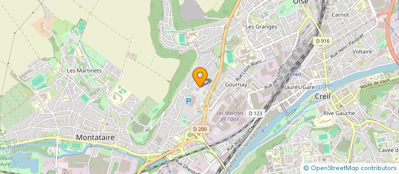 localisation de l'entreprise MONSIEUR ALAIN ROMANO à MONTATAIRE