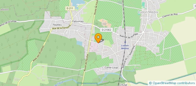 localisation de l'entreprise MONSIEUR ALAIN ROMERA  LUDON-MEDOC