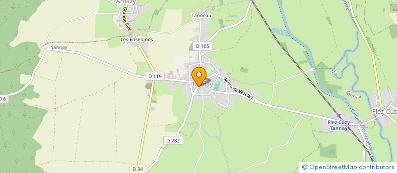 localisation de l'entreprise MONSIEUR ALAIN ROPARTZ  TANNAY