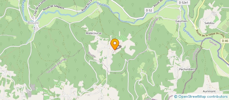 localisation de l'entreprise MONSIEUR ALAIN ROQUE  DOMME