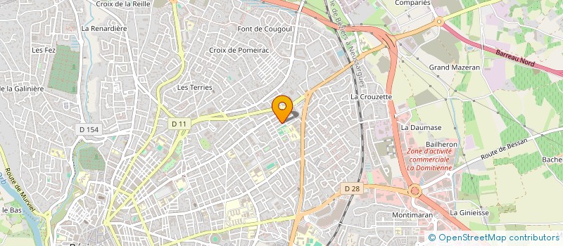 localisation de l'entreprise MONSIEUR ALAIN ROQUES à BEZIERS