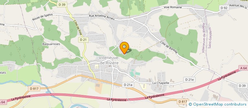 localisation de l'entreprise MONSIEUR ALAIN ROQUES  VILLENEUVE-DE-RIVIERE