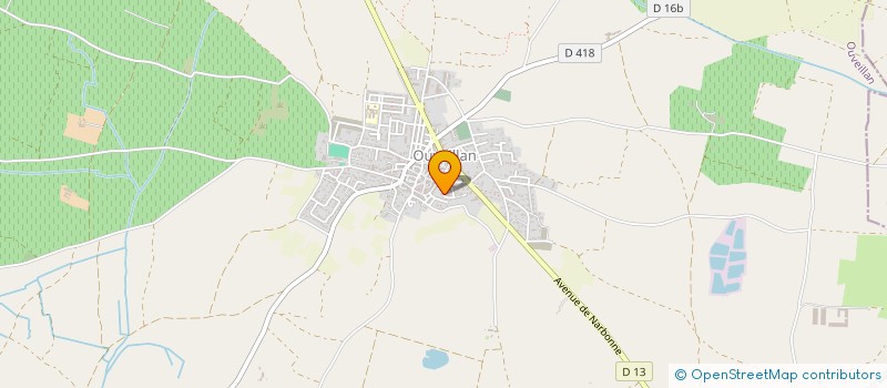 localisation de l'entreprise MONSIEUR ALAIN ROSALEN  OUVEILLAN