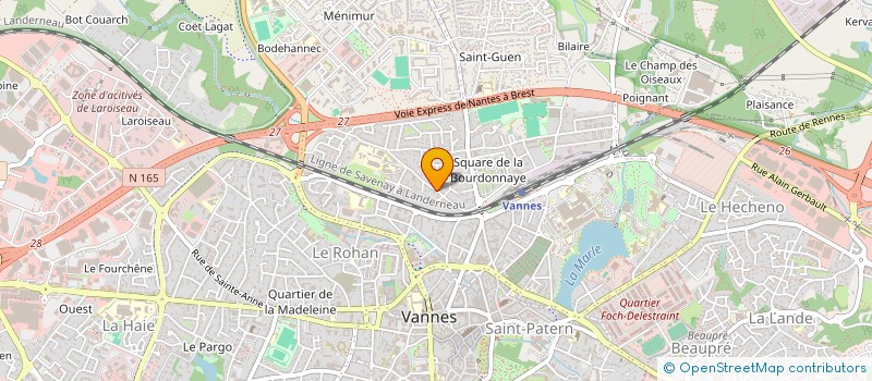 localisation de l'entreprise MONSIEUR ALAIN ROSE à VANNES