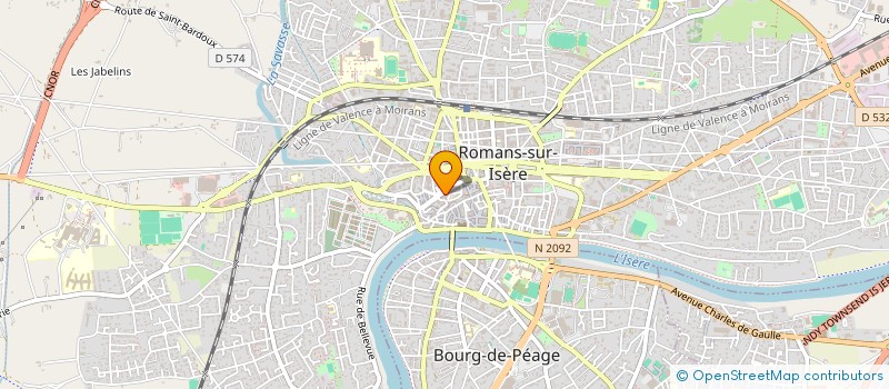 localisation de l'entreprise MONSIEUR ALAIN ROSPARS  ROMANS-SUR-ISERE