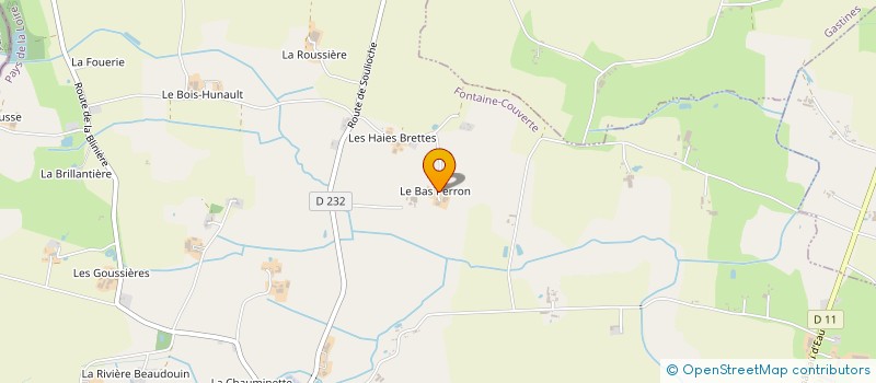 localisation de l'entreprise MONSIEUR ALAIN ROSSIGNOL  FONTAINE COUVERTE