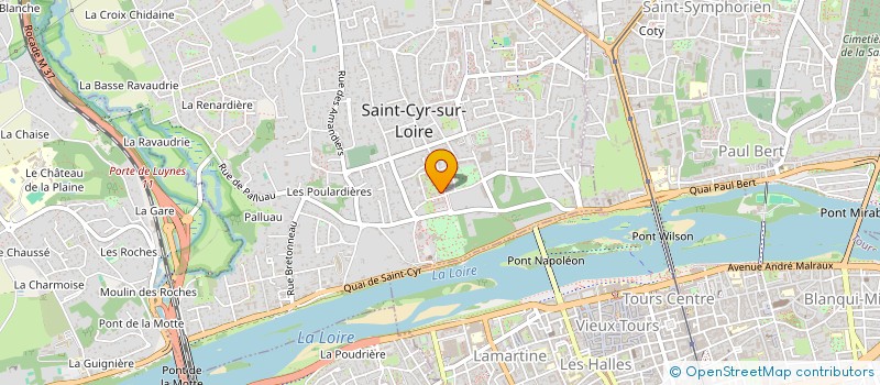 localisation de l'entreprise MONSIEUR ALAIN ROSSIGNON à SAINT-CYR-SUR-LOIRE
