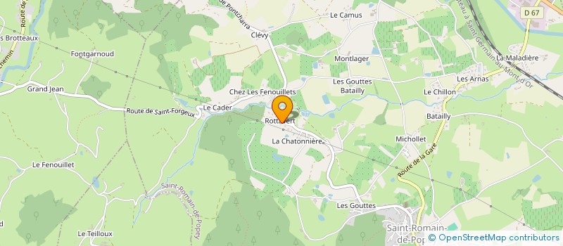 localisation de l'entreprise MONSIEUR ALAIN ROSTAING TAYARD à SAINT-ROMAIN-DE-POPEY