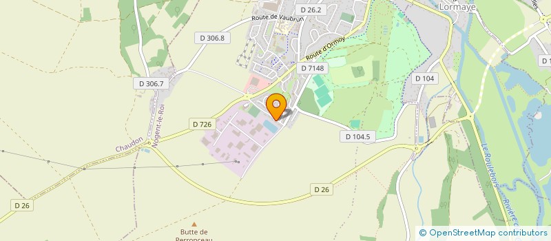 localisation de l'entreprise MONSIEUR ALAIN ROUDIOUK à NOGENT-LE-ROI