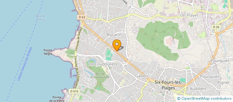 localisation de l'entreprise MONSIEUR ALAIN ROUET à SIX-FOURS-LES-PLAGES