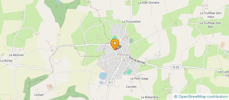localisation de l'entreprise MONSIEUR ALAIN ROUILLE à LE MENE
