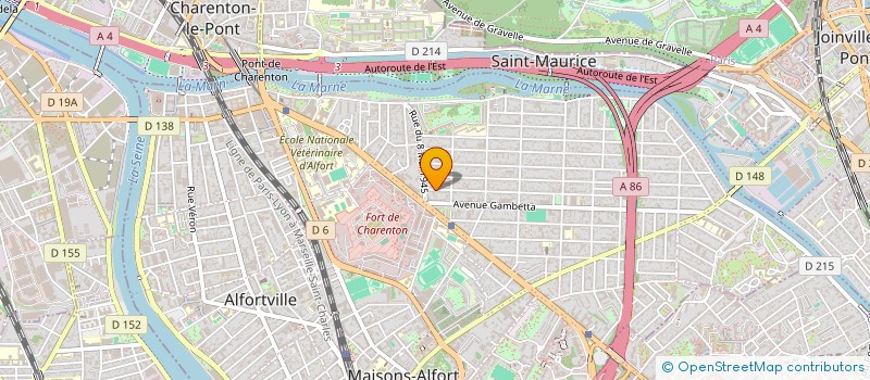 localisation de l'entreprise MONSIEUR ALAIN ROULLIAY à MAISONS-ALFORT