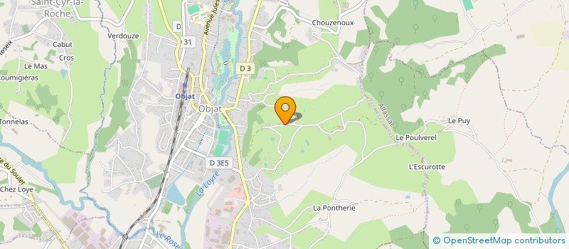 localisation de l'entreprise MONSIEUR ALAIN ROUMEGIERAS à SAINT-BONNET-LA-RIVIERE