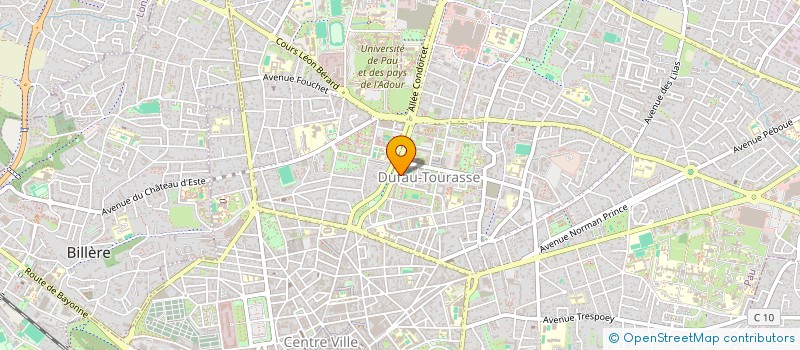 localisation de l'entreprise MONSIEUR ALAIN ROUMEGOUS à PAU