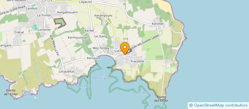 localisation de l'entreprise MONSIEUR ALAIN ROUPIE  GROIX