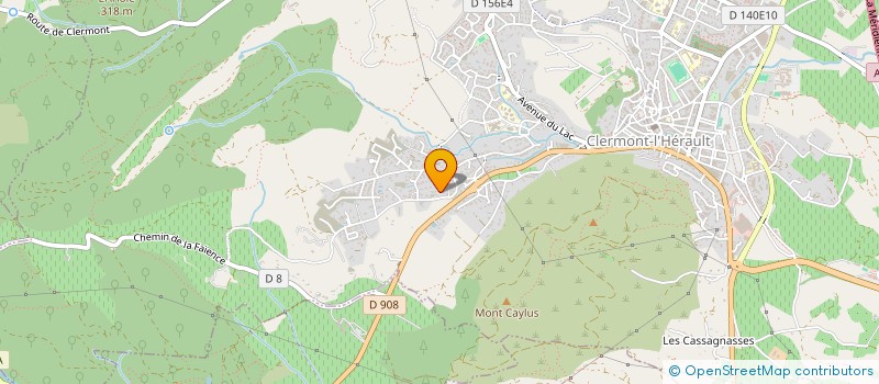 localisation de l'entreprise MONSIEUR ALAIN ROUQUETTE  CLERMONT-L'HERAULT