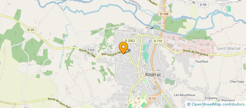 localisation de l'entreprise MONSIEUR ALAIN ROUSSARIE  VILLETOUREIX