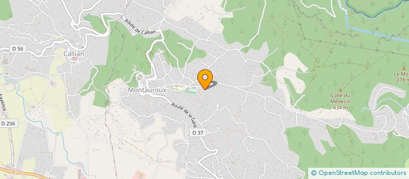 localisation de l'entreprise MONSIEUR ALAIN ROUSSEAU  MONTAUROUX