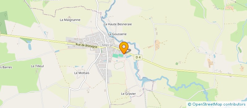 localisation de l'entreprise MONSIEUR ALAIN ROUSSEAU  MERAL