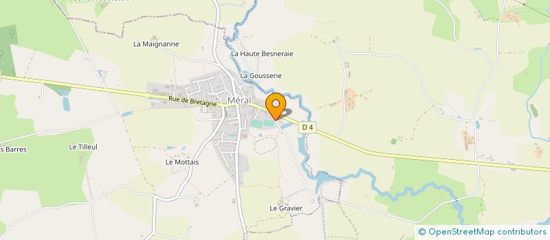 localisation de l'entreprise MONSIEUR ALAIN ROUSSEAU  MERAL