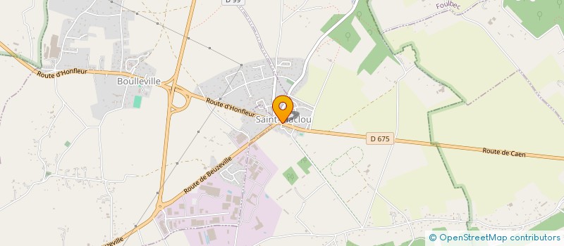 localisation de l'entreprise MONSIEUR ALAIN ROUSSEL  SAINT-MACLOU