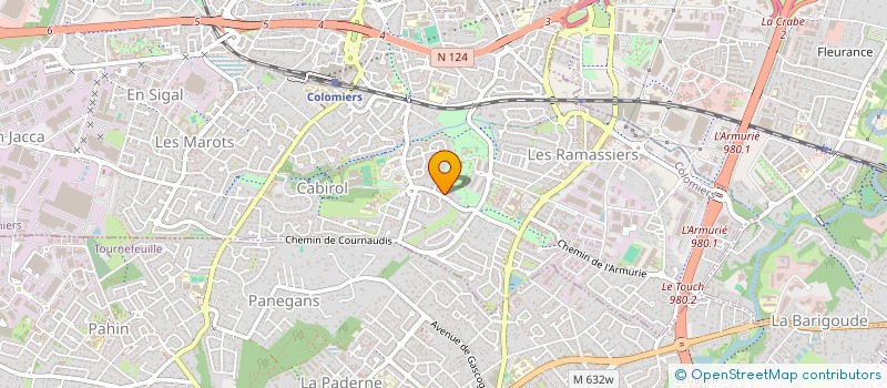 localisation de l'entreprise MONSIEUR ALAIN ROUSSEL à COLOMIERS