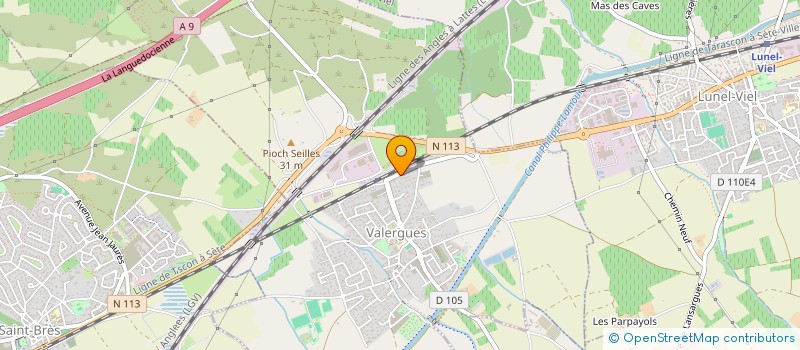 localisation de l'entreprise MONSIEUR ALAIN ROUSSET  VALERGUES