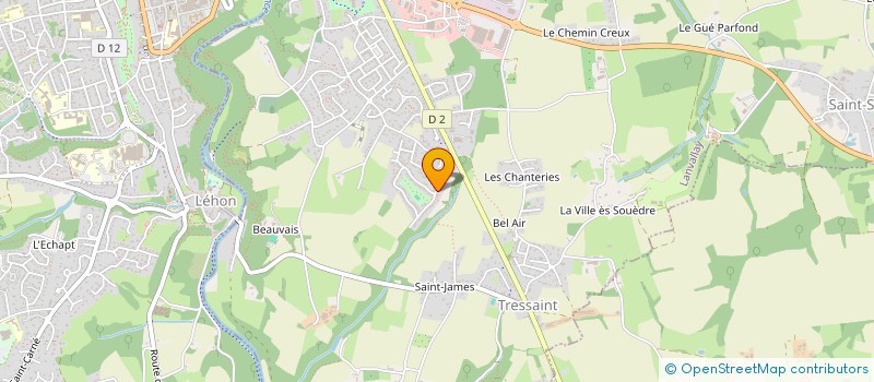 localisation de l'entreprise MONSIEUR ALAIN ROUSSET  LANVALLAY