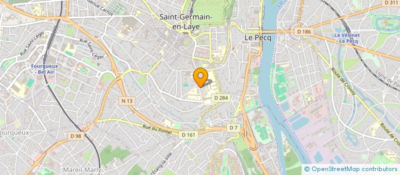 localisation de l'entreprise MONSIEUR ALAIN ROUTIER  SAINT-GERMAIN-EN-LAYE