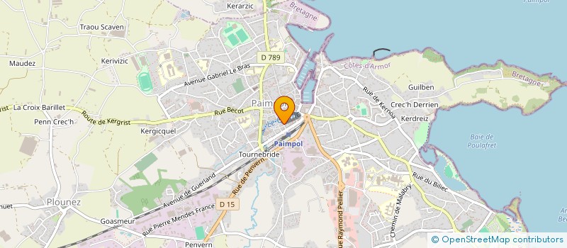 localisation de l'entreprise MONSIEUR ALAIN ROUX  PAIMPOL