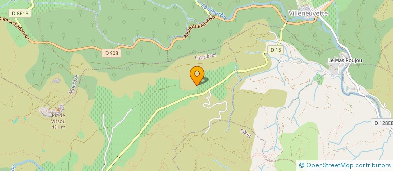 localisation de l'entreprise MONSIEUR ALAIN ROUX  CLERMONT L HERAULT