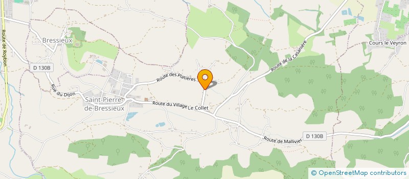 localisation de l'entreprise MONSIEUR ALAIN ROUX à SAINT-PIERRE-DE-BRESSIEUX