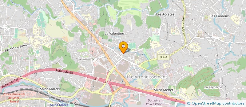 localisation de l'entreprise MONSIEUR ALAIN ROUX à MARSEILLE