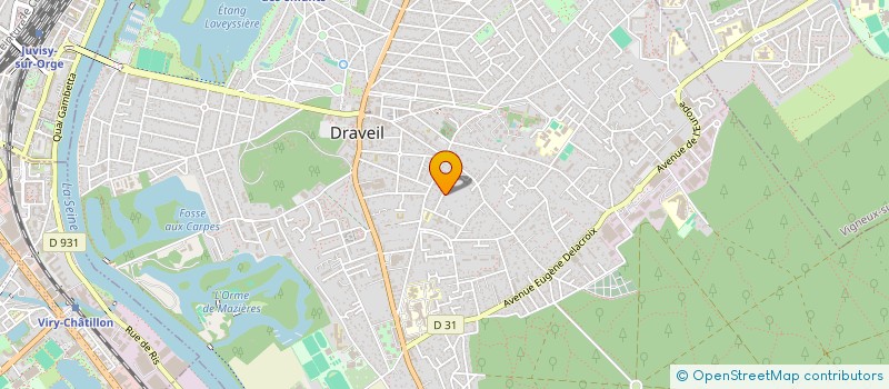 localisation de l'entreprise MONSIEUR ALAIN ROUXEL à DRAVEIL