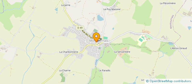 localisation de l'entreprise MONSIEUR ALAIN ROY à MONTOURNAIS