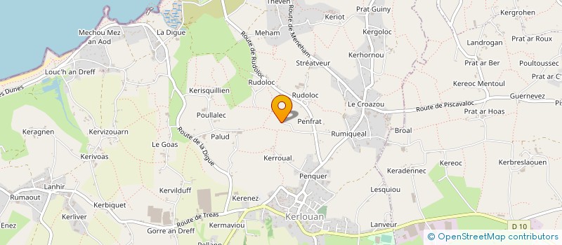 localisation de l'entreprise MONSIEUR ALAIN ROY  PLOUNEOUR-BRIGNOGAN-PLAGES