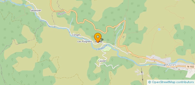 localisation de l'entreprise MONSIEUR ALAIN ROYER à MAYRES