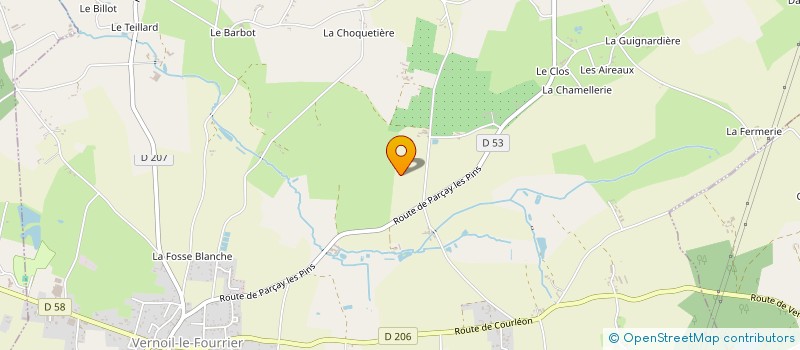 localisation de l'entreprise MONSIEUR ALAIN ROYER à VERNOIL-LE-FOURRIER