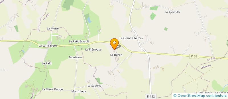 localisation de l'entreprise MONSIEUR ALAIN RUAULT à LE PAS