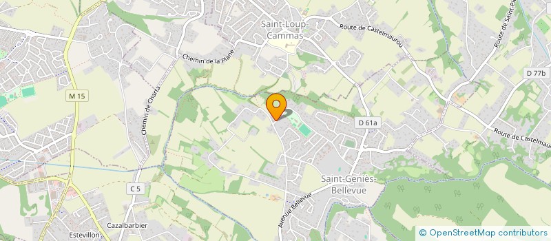 localisation de l'entreprise MONSIEUR ALAIN RUBIO  SAINT-GENIES-BELLEVUE