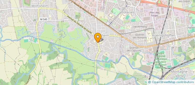 localisation de l'entreprise MONSIEUR ALAIN RUDDENKLAU  ECKBOLSHEIM