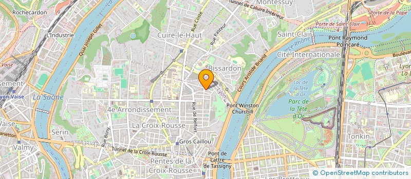 localisation de l'entreprise MONSIEUR ALAIN RUFEL  LYON