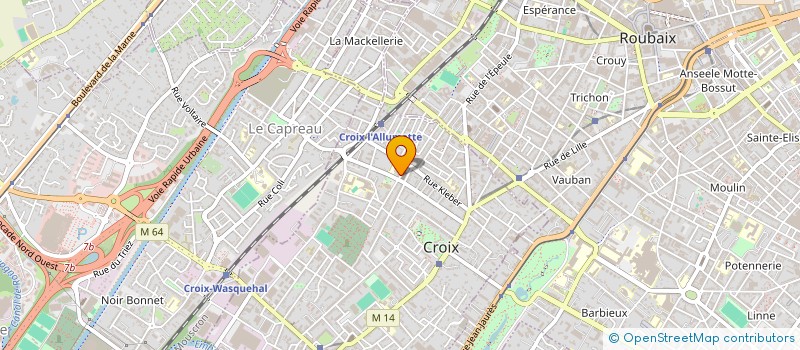 localisation de l'entreprise MONSIEUR ALAIN RYS  CROIX