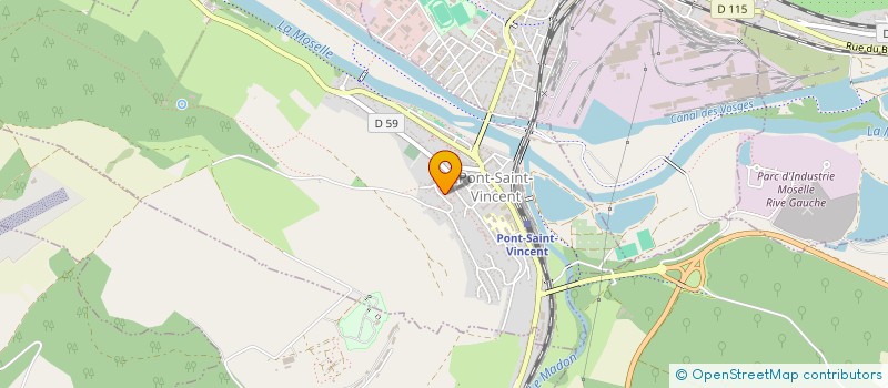 localisation de l'entreprise MONSIEUR ALAIN SACCOMANDI  PONT-SAINT-VINCENT