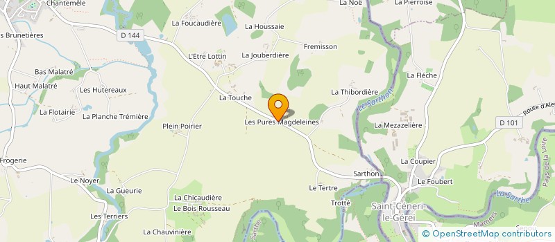 localisation de l'entreprise MONSIEUR ALAIN SAGOT à SAINT-PIERRE-DES-NIDS