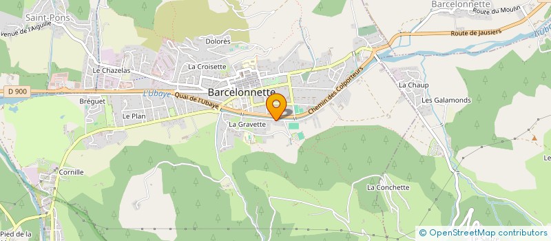localisation de l'entreprise MONSIEUR ALAIN SAGOT à BARCELONNETTE