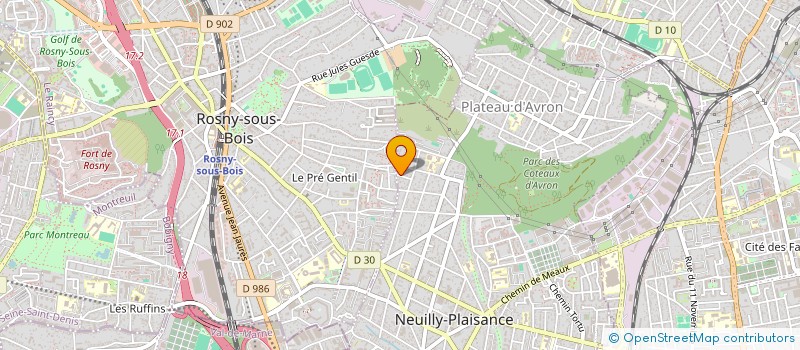 localisation de l'entreprise MONSIEUR ALAIN SAINSON à NEUILLY-PLAISANCE