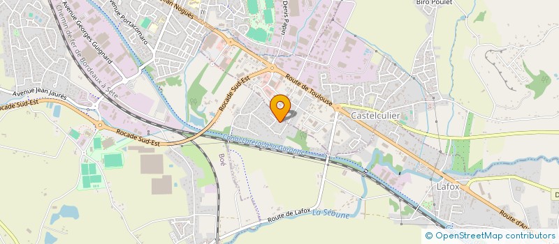 localisation de l'entreprise MONSIEUR ALAIN SAINT-MARTIN  BOE