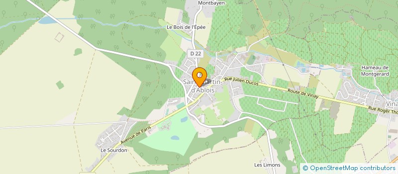 localisation de l'entreprise MONSIEUR ALAIN SAINZELLE  SAINT-MARTIN-D'ABLOIS